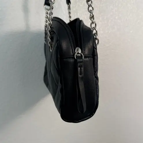 Tahari Quilted Black Shoulder Bag