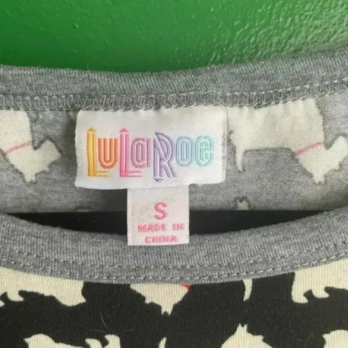 LuLaRoe  Scottie Dog Dress Tshirt Size‎ Small S Excellent Condition