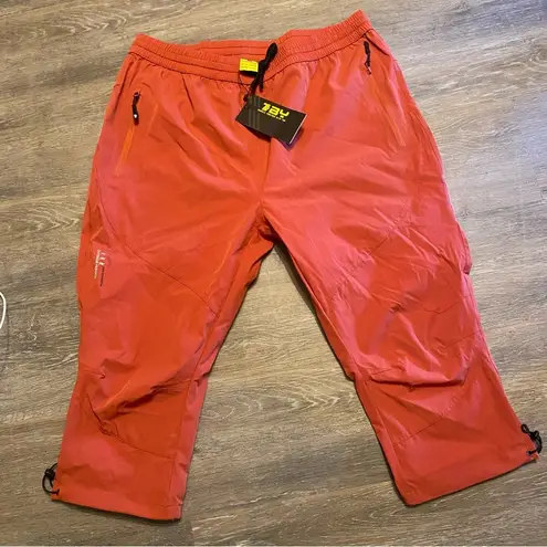 TBY Outdoor Sports Crop Rust Color Pants Size XXL Orange - Image 2