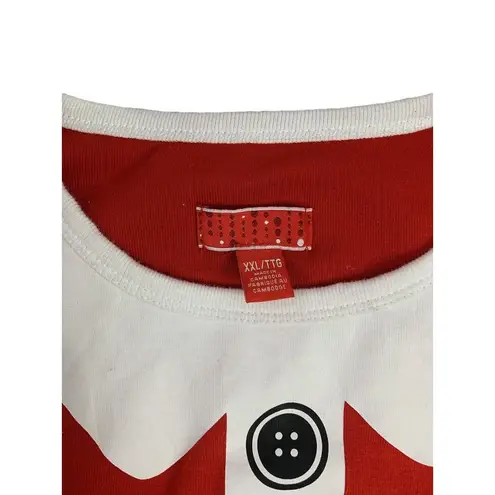 Women's Santa Claus Pajamas Set Red Size XXL