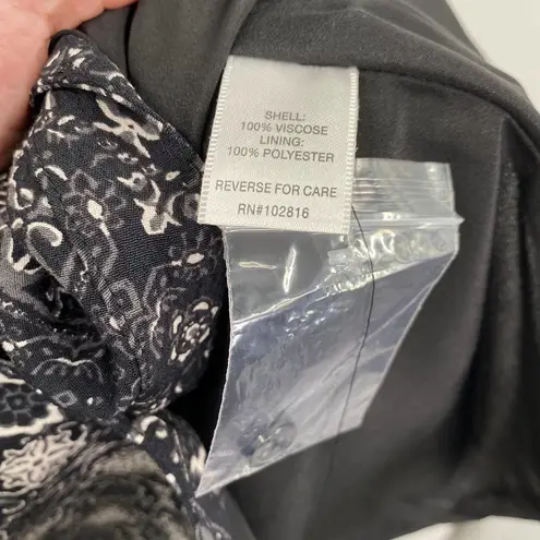 Garnet Hill Mini Dress Long Sleeve Multicolor Knee Length Women's Size 16