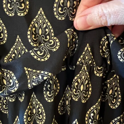 Magic Brand Dress Spade Abstract Print Sleeveless Womens Size 1X (more Like XL)