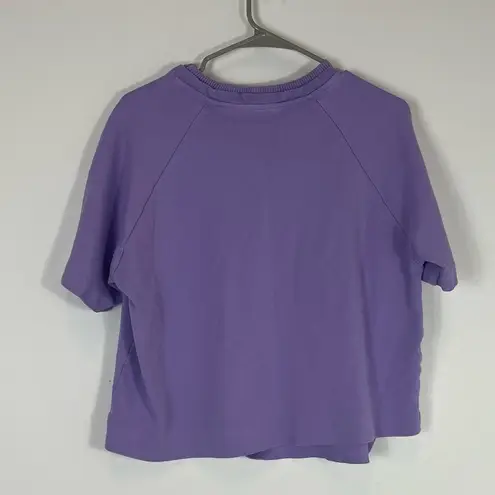 Mango  Double Collar Light Lavender Tshirt - Size M