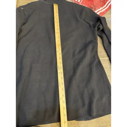 J. Crew Mercantile Womens Size Medium Black Sweater Blazer Knit Cardigan