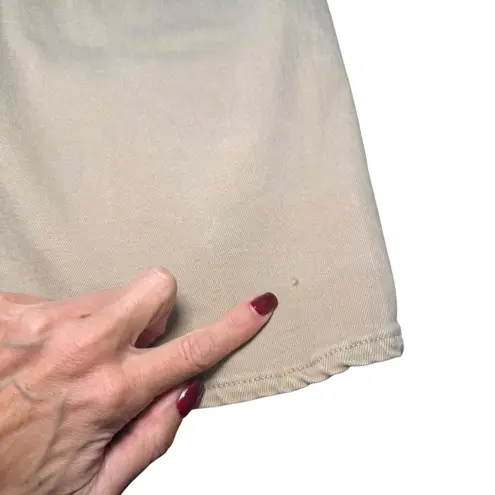 Jimmy Key Wide Leg Pants Size 8 Khaki Trousers High Rise Casual Everyday Style Tan