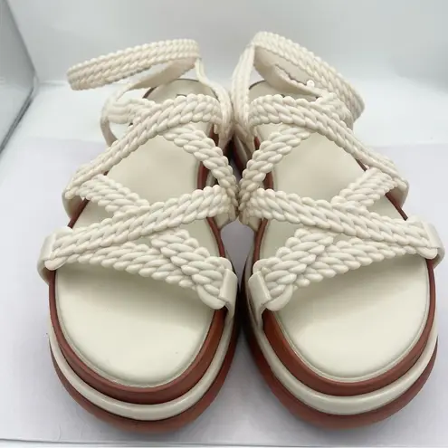 Melissa vegan jelly platform strappy sandals women’s Size 8 comfortable