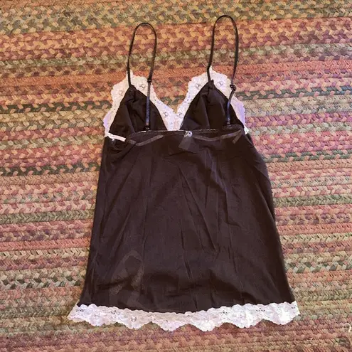 RETRO Y2K BROWN MESH PINK LACE CAMI Size undefined