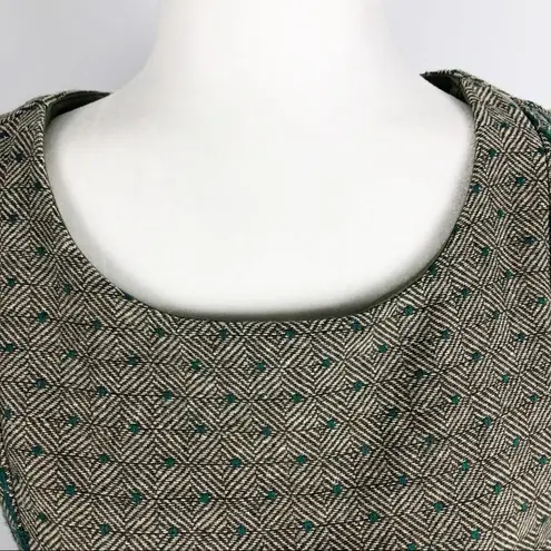 New Coconinno Vintage Berkeley Sleeveless Sweater Dress Size XL Green Wool