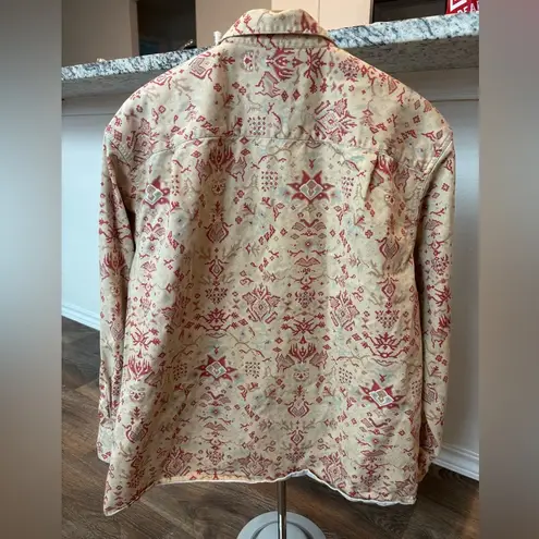 Woolrich Woolwich Women’s Button Up Southwestern Navajo Aztec Shirt Sz L - 100% Cotton