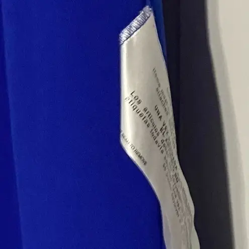 Dress the Population Nicole Electric Blue Sleeveless Sheath Cocktail Dress Med