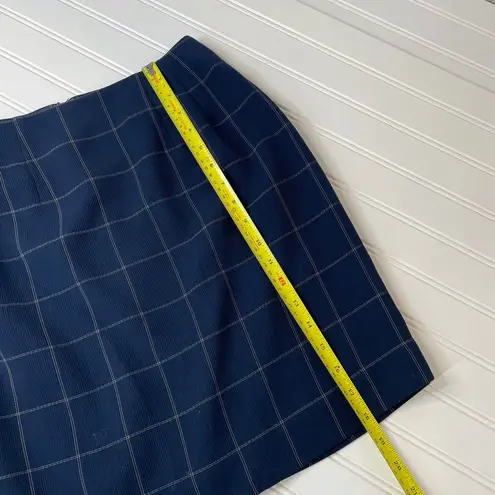 Calerie Stevens Petites Office Set 3/4 Sleeve Blazer Size 4P & Skirt Size 6P Blue