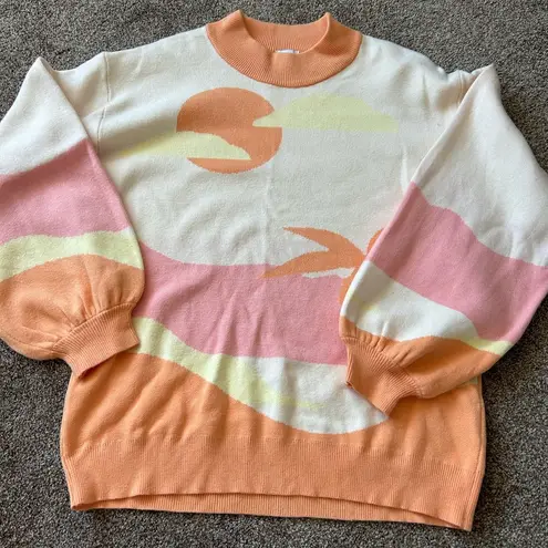 Princess Polly  Pink and Orange Sweater