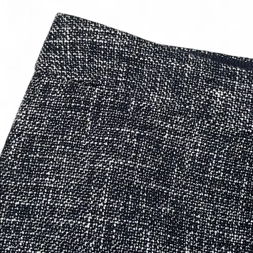 Brooks Brothers NWOT! Women’s Black Navy White Tweed Skirt Size 16 Fringe Lined