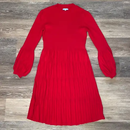 Draper James RSVP Red Sweater Midi Dress