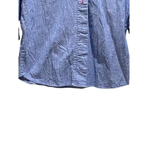 Roper Vintage Embroidered Western Shirt Blue Size M Retro Country Festival Boho Size M