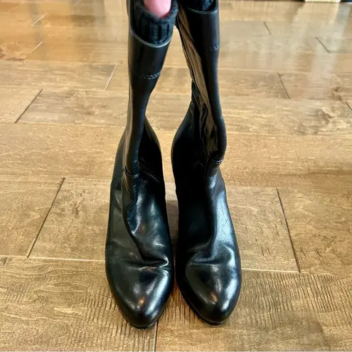 Le Bon Marché Women’s Wedge Boot Black Size 6 EUC