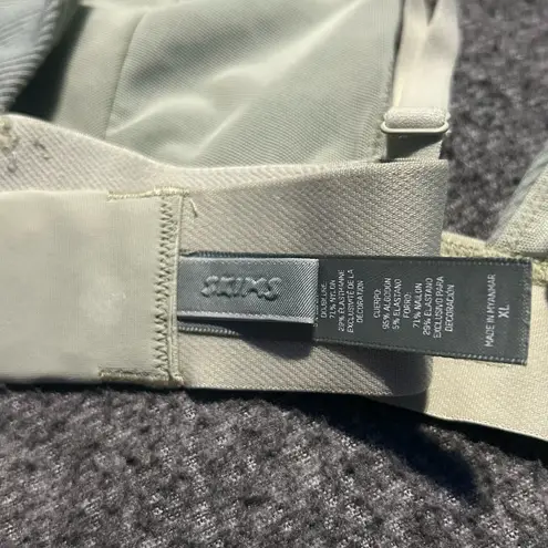 SKIMS Rib Plunge Bralette Size XL Mineral Green *SEE MEASUREMENTS*