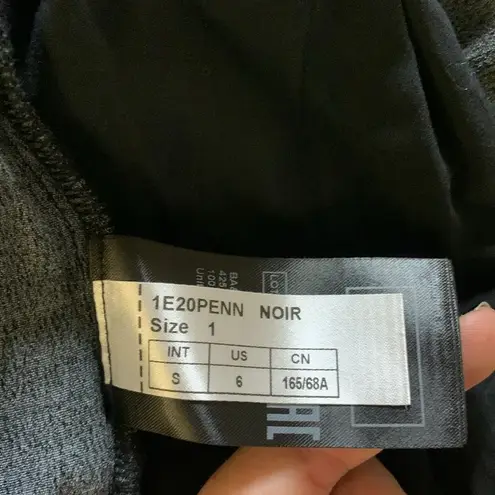 Ba&sh Penny Floral Belted Romper Black and White Size 6