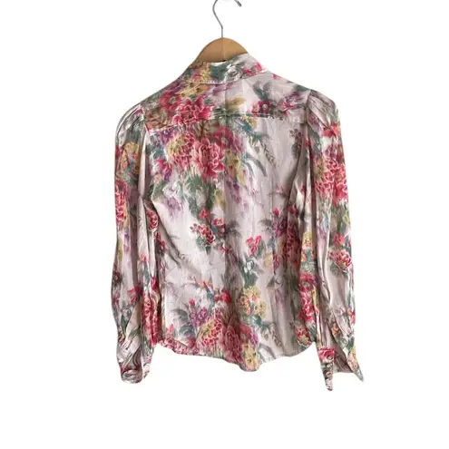 Zimmermann Wavelength Billow Sleeve Shirt in Multi