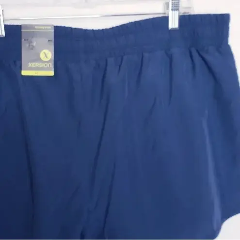 Xersion  Running Short Blue Built-In Brief Size XXL Ocean Floor Athleisure