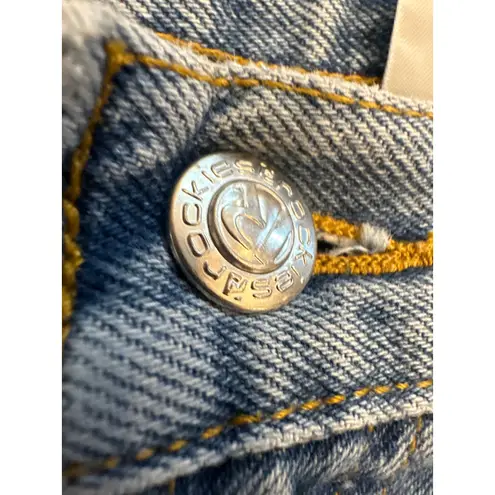 Rockies Denim Jeans Womens 19L Blue High Waist Relaxed Fit Star 36x33 1/2 VTG Size undefined