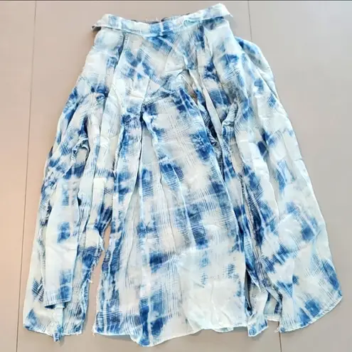 Diesel Blue & White Layered Skirt