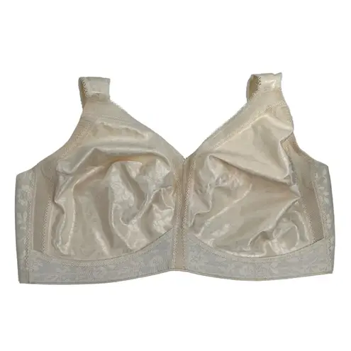 Underscore 48DD 48E Bra Unlined Wirefree Full Coverage Beige Lift Support Tan Size undefined - Image 2