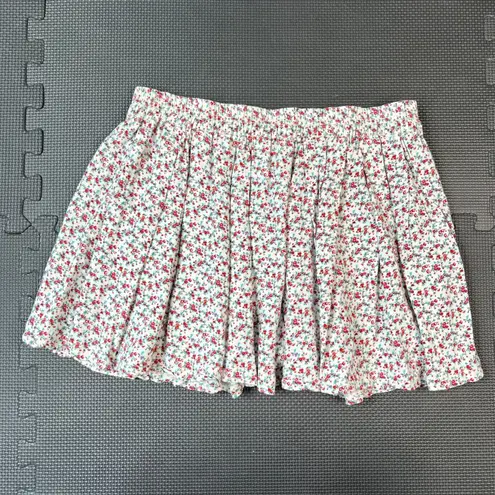 Denim & Supply Ralph Lauren Denim & Supply Ralph Lauren Floral Mini Skater Flare Skirt Size Medium Festival