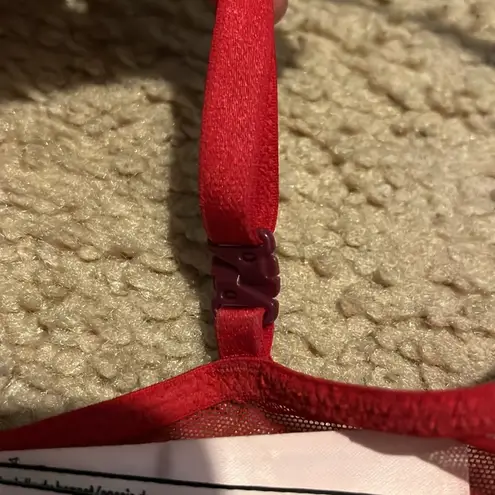Victoria's Secret Victoria’s Secret Red Lace Balconette Bra