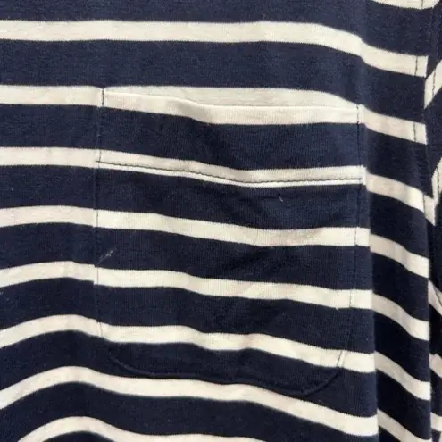 Lilla P Blue and‎ White Striped T Shirt Dress size Small
