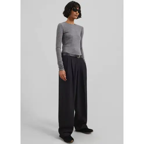 The Frankie Shop Doyer Pleated Trouser in Black Size Small