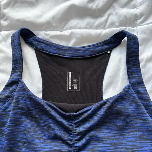 Mondetta MPG Athletic Dress Womens XL Stretch Blue Bra Pickleball Golf Outdoors