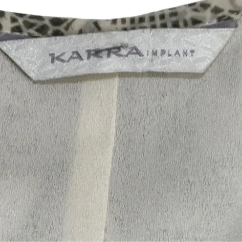 Karra Implant Babydoll Floral Lace Tiered Mini Dress Cream Korean size M Cottage Tan Size M