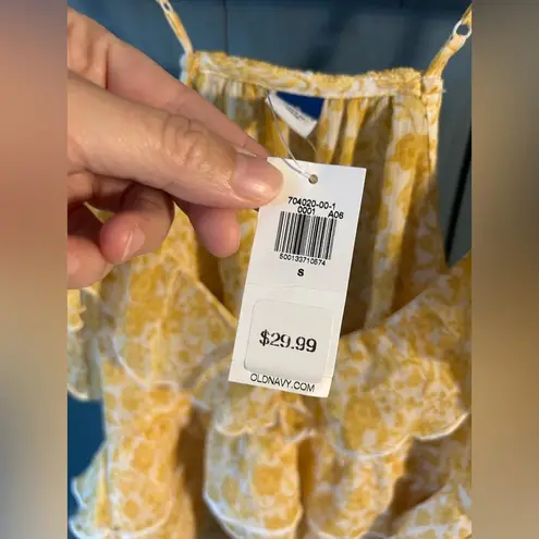 Old Navy  Yellow Ruffled Camisole Top | Women’s Size Small