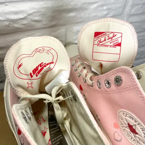 Converse NEW Women  Chuck 70 Y2K Heart Valentine's Day Love Shoes - Sz 8.5