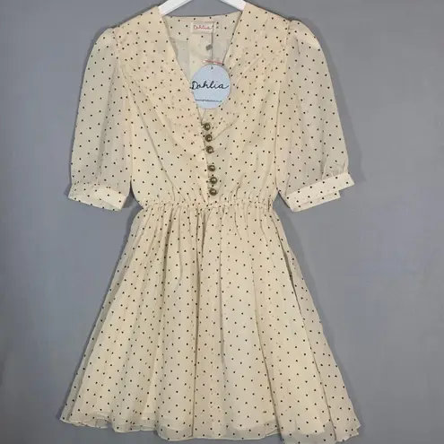 Dahlia Polka Dot Dress Ladies Size Small