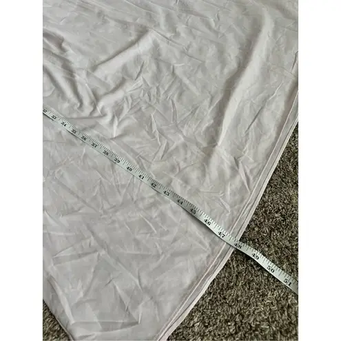 Vintage Miss Elaine Short Sleeve Long Pink Nightgown Nylon Dress Flowers Size M Size M