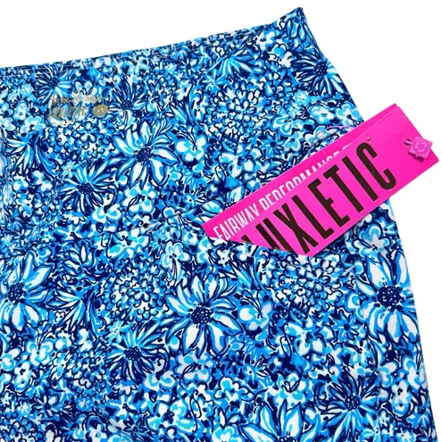 Lilly Pulitzer NWT Lilly Pullitzer upf 50+ Luxletic 28" Corso Cumulus Blue Blooming Golf Pant