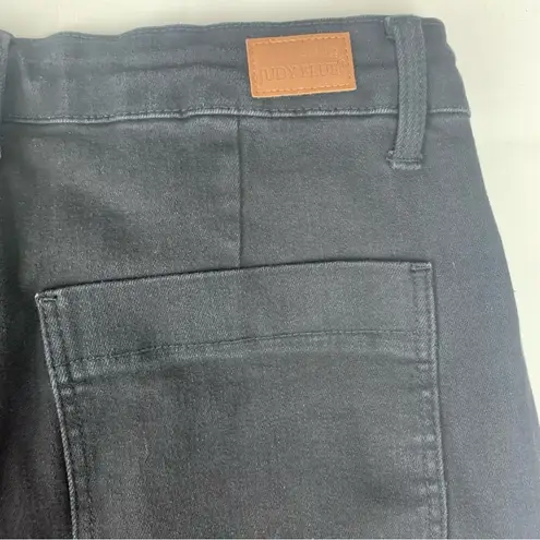 Judy Blue women's size 14 W Denim Joggers Black Relaxed Fit jeans