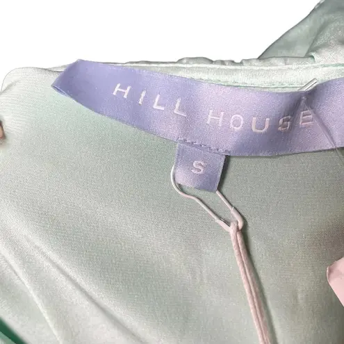 Hill House The Nima Silk Wrap Dress in Mint Size Small Green