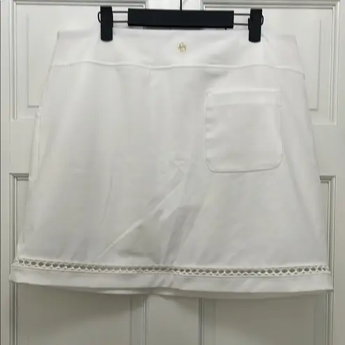 Lilly Pulitzer  Luxletic Monica Mini Skirt Skort & Crochet Hem - Size 14