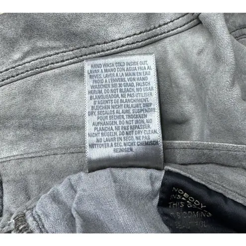 Goldsign Shorts 2 25 Gray Designer Shorts High Waist Edgy Chic Luxe Streetwear Size XS