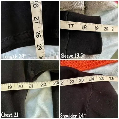 Tahari black Long sleeve pullover cowl neck sweater dress xs goth Gorpcore