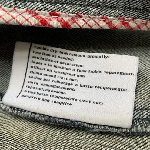 Anthropologie  Pilcro & the Letterpress Jean Pencil Skirt Size 4 Dark Blue Denim - Image 9