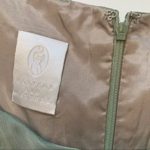 🆕 Watters | Seafoam Green Gown Cowl Neck Size 10