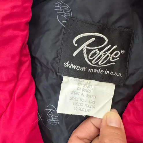 VTG Robbe Skiwear Marisa One Piece Snowsuit Jumpsuit USA Women 10 Grunge chic Black Size undefined