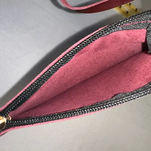 Covelin • 3 Piece Set • Authentic Leather Purse Tote Pouch • Large & Beautiful Red