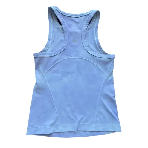 Lululemon Lavender Racerback Tank Top Size 4 | Yoga Gym Workout Shirt Blue