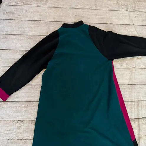 Vanity Fair Vintage pink green house dress no size tag