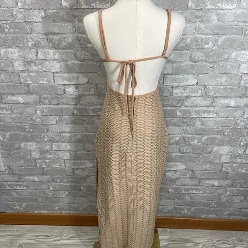 Rumer Samara Tri Maxi in Nude Tan